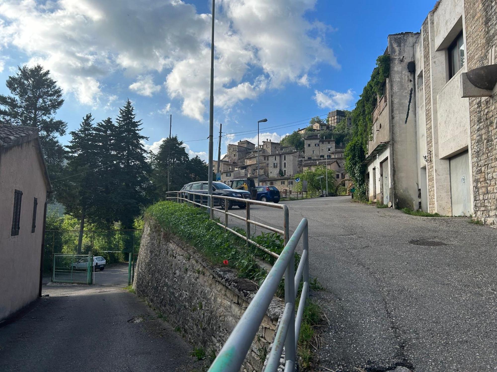 Casa Belvedere A Valle San Martino Di Spoleto Exteriör bild